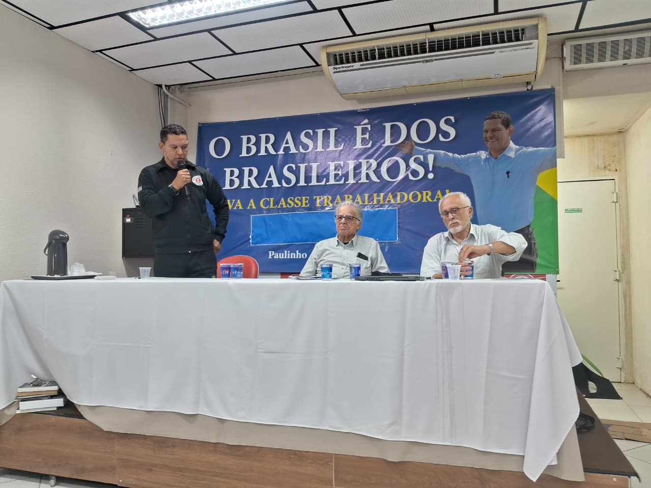 Temas da classe trabalhadora são debatidos no Sindicato com os formadores José Genoino, Amaury Júnior e Marcia de Paula
