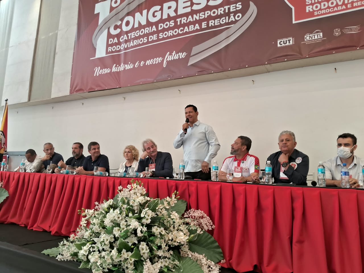 Paulinho do Transporte avalia legado da história de lutas dos trabalhadores do transporte no 1° Congresso dos Rodoviários de Sorocaba e Região
