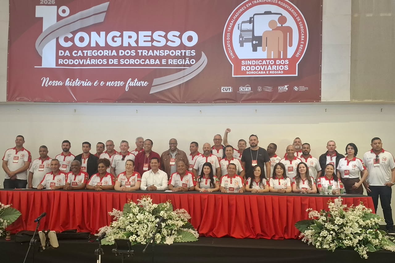Paulinho do Transporte debate papel do Sindicato e união da categoria no encerramento do 1° Congresso dos Rodoviários de Sorocaba e Região