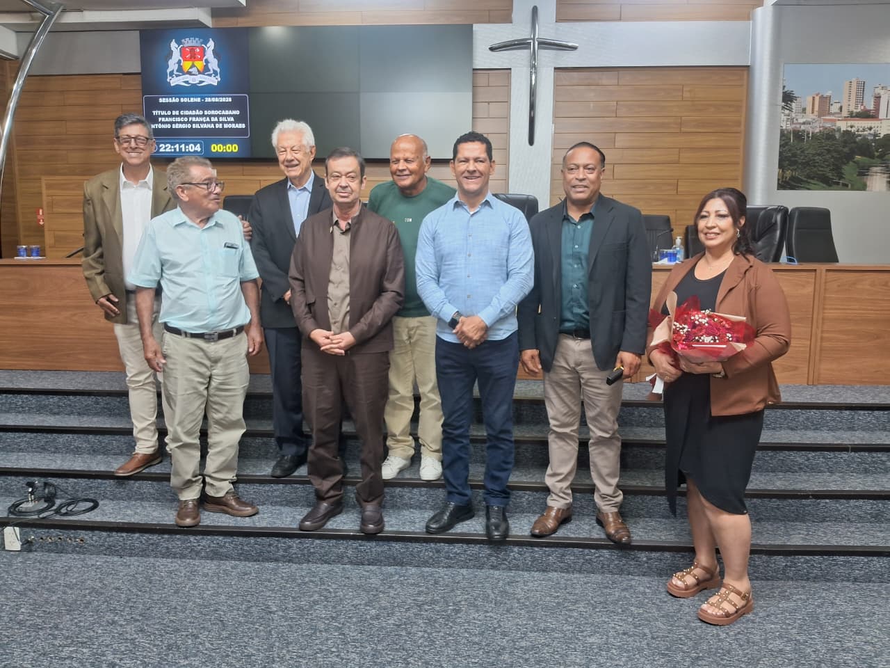 Dois diretores do Sindicato, França e A. Sérgio, são homenageados com Títulos de Cidadão Sorocabano na Câmara Municipal