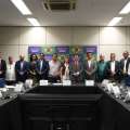 Paulinho do Transporte em reunião com ministro do Trabalho e Emprego, Luiz Marinho