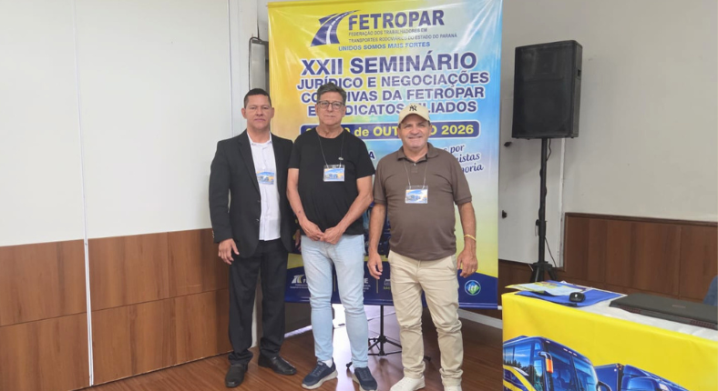 Paulinho do Transporte participa do XXII Seminário Jurídico e de Negociações Coletivas da FETROPAR